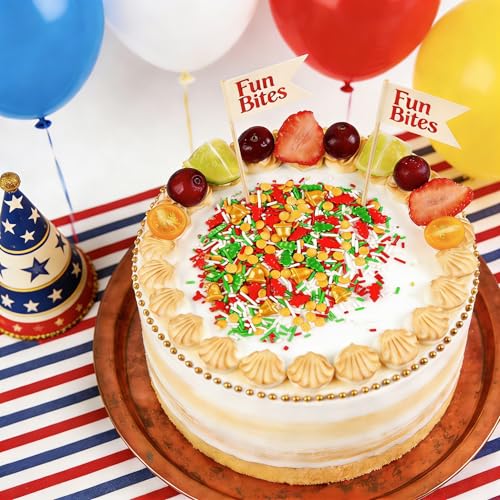 Edible Jimmies Sprinkles for Cake Decorating (5.29 Ounce)