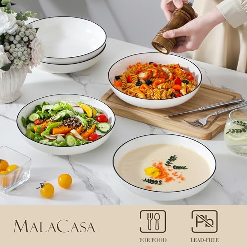 8.85" Large Pasta Bowls (6 Count)