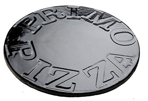 340 Porcelain Glazed Pizza Baking Stone for Primo Oval Junior Grill