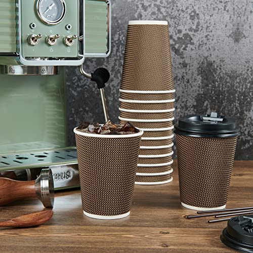 80 Pack 12 oz Disposabel Paper Cups