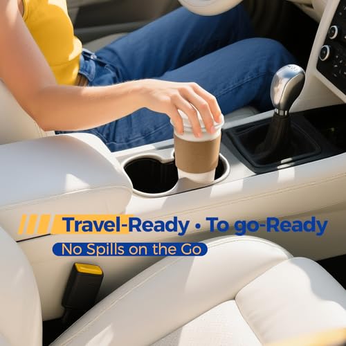100 Pack 16 oz Disposable Coffee Cups with Lids (100 Count)