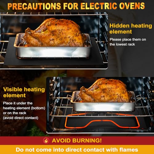 2 Pack Oven Liners for Bottom of Oven