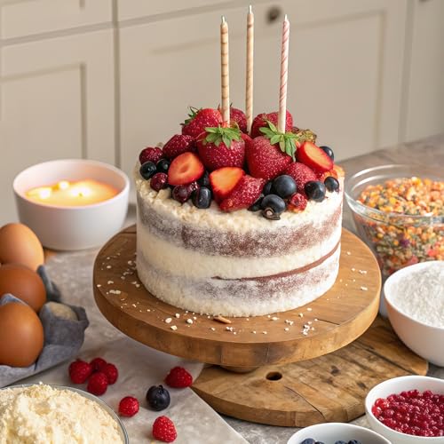 3 Pcs 8 Inch Round Cake Pans with 100 Pieces Parchment Paper (3 Count)