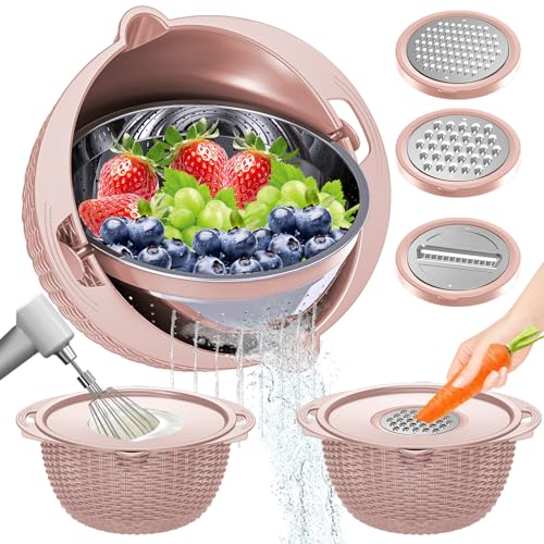4 1 Strainer Bowl with Lid Set