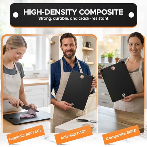 Composite Wood Cutting Board Set of 3 (3 Count)