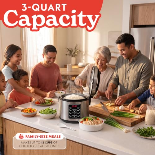 Rice Cooker 6 Cup Uncooked