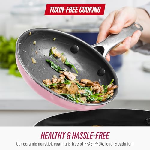 12" Nonstick Frying Pan with Lid