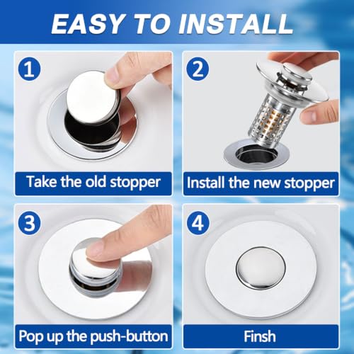 Sink Stopper Hair Catcher