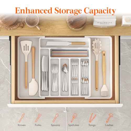 Expandable Silverware Drawer Organizer