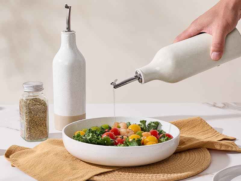 16oz Ceramic Oil Dispenser Bottle