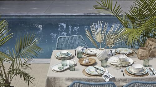 6226625 British Colonial Bamboo Accent Plate