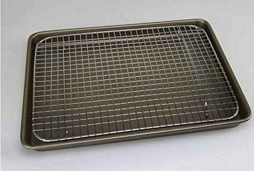 100% Stainless Steel Wire Cooling Rack Heavy Duty Roasting Rack for Baking Cooking Roasting Grilling By InBlossoms - Culinary Roots