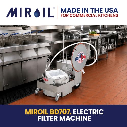 BD707 Fryer Oil Filter Machine with FryPowder