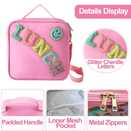 Insulated Lunch Bag With Adjustable Shoulder Strap