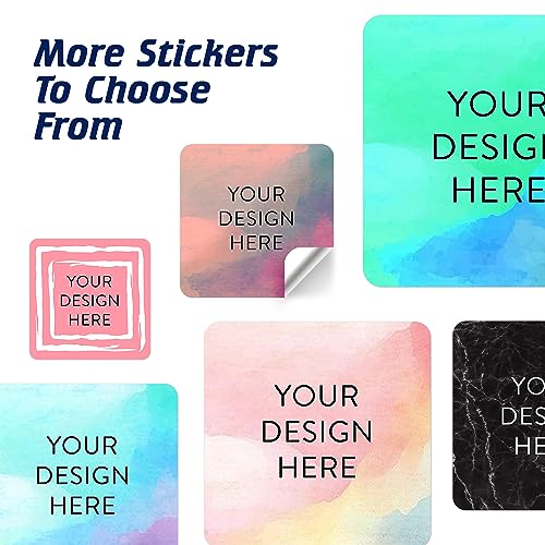 100 Custom Vinyl Stickers (100 Count)