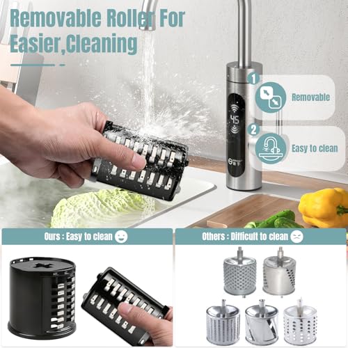 Stainless Steel Slicer Shredder Attachments for KitchenAid Stand Mixers (5 Count)