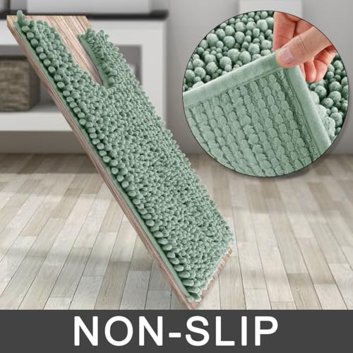 Toilet Rug U Shaped Washable 24x24 Inch
