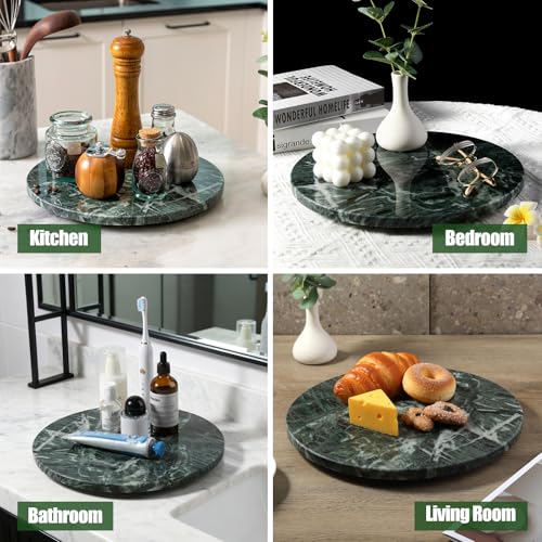 12" Marble Lazy Susan Turntable