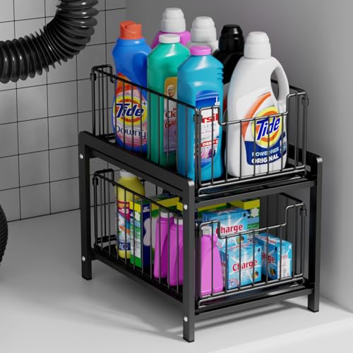 2 Tier Pull Out Cabinet Organizer