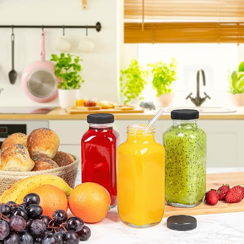 Juice Bottles with Lids (3 Count)