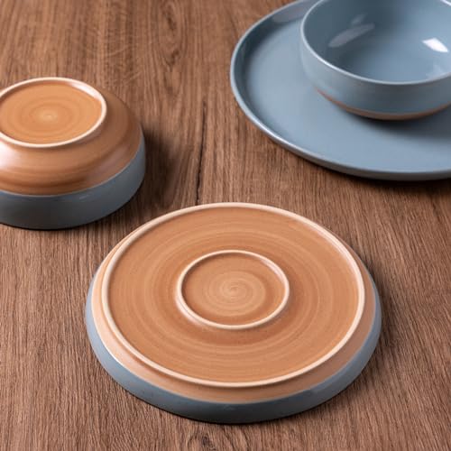 9.5'' Ceramic Large Pasta Bowls (4 Count)