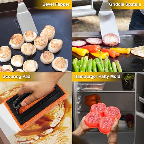 132PC Professional Griddle Accessories Kit