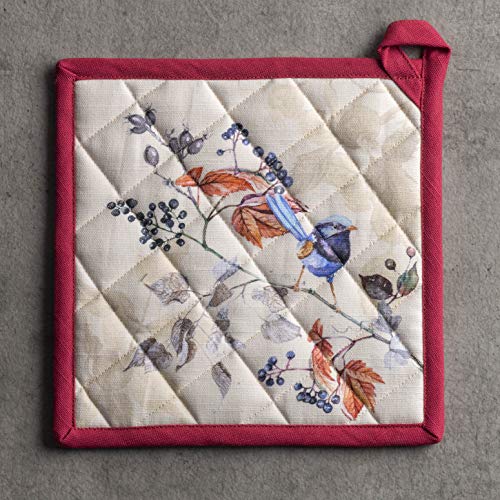 100% Cotton Oven Mitt & Pot Holder Set