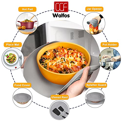Silicone Microwave Mat & Lid Set