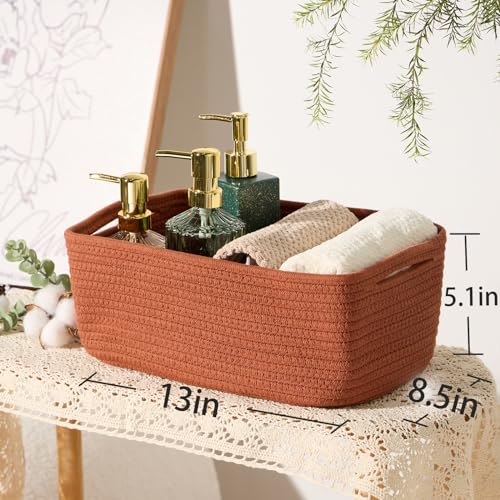 Small Storage Baskets for Organizing (3 Count)
