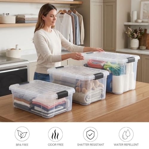 Clear Storage Box with Lid
