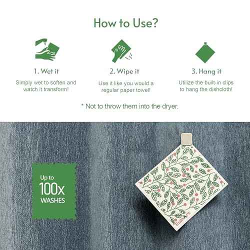 Swedish Dishcloths for Kitchen (8 Count)