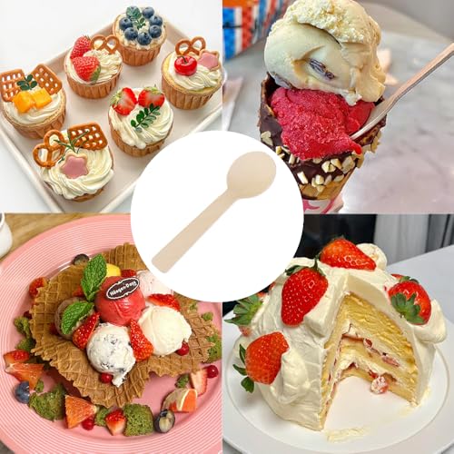 1000 Pcs mini wooden spoons 4 (1000 Count)