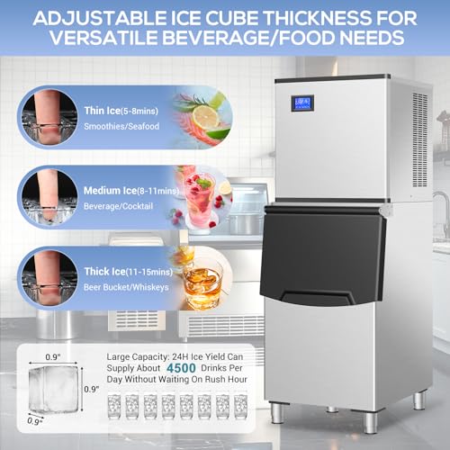 Commercial Ice Maker Machine 150Lbs (36 Count)