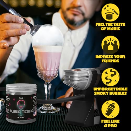 Cocktail Smoker Bubble Mixture for Smoke Infuser