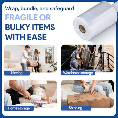 5" Plastic Stretch Film Wrap with Handles