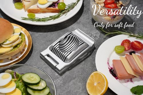 Heavy Duty Stainless Steel Wire Egg Slicer for Hard Boiled Eggs