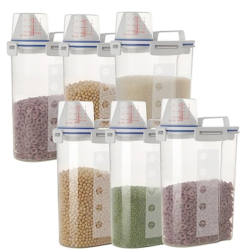 5.5 Lbs Plastic Transparent Tank (6 Count)