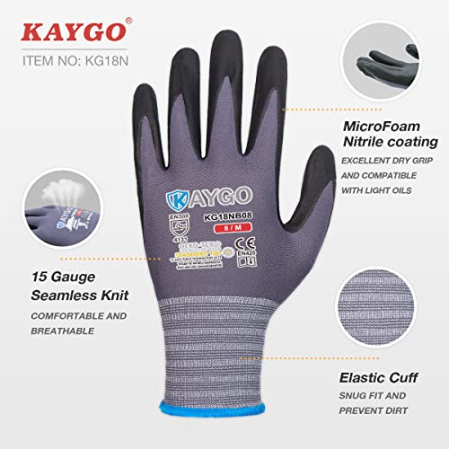 Safety Work Gloves (12 Count)