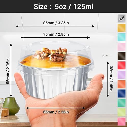 Disposable Foil Baking Cups (60 Count)