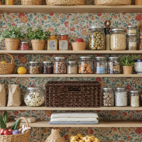 Wicker Storage Baskets for Shelves