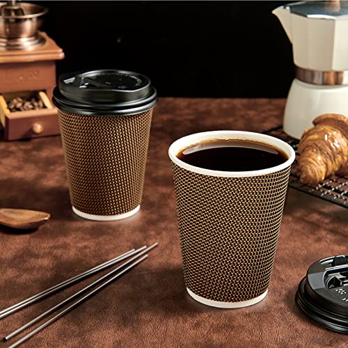 80 Pack 12 oz Disposabel Paper Cups