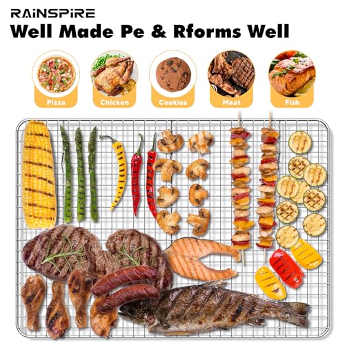 Cooling Racks for Cooking and Baking True 304 Stainless Steel 12"x17" 1Pcs