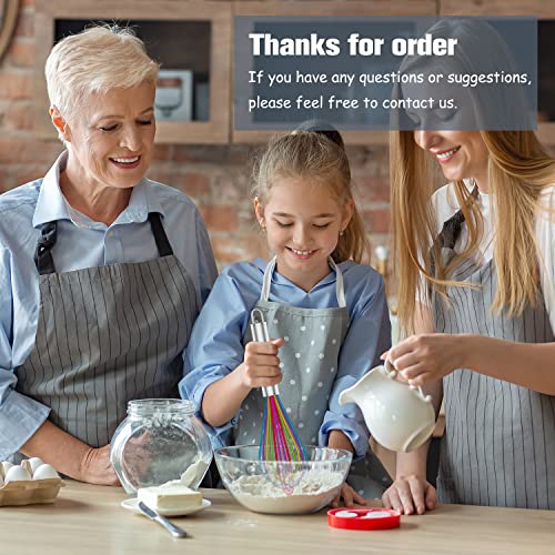 Rainbow Silicone Whisk Set of 3 (3 Count)