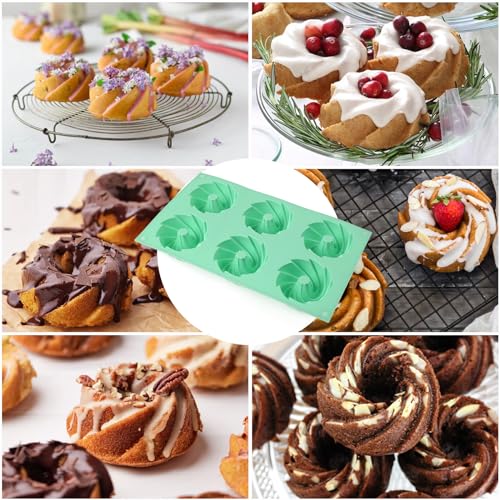 2 Pcs Mini Fluted Cake Pan (2 Count)