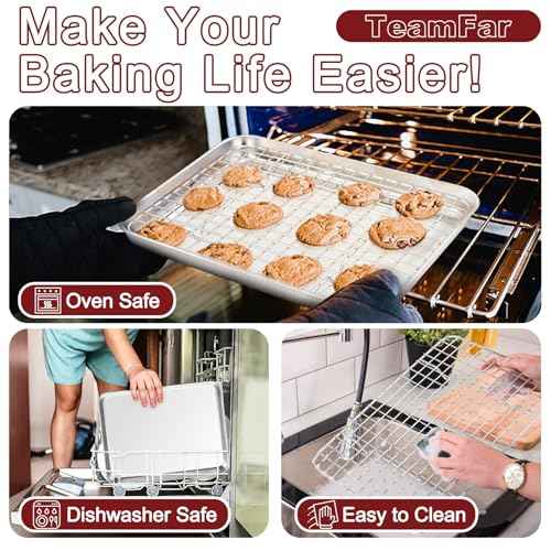 Baking Sheet with Rack (6 Count)