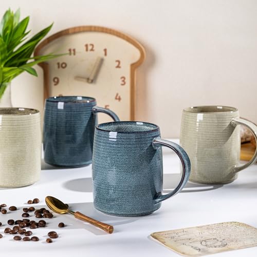 Large Coffee Mugs Set of 4 (4 Count)