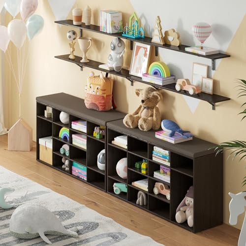 Long Wall Shelves (2 Count)