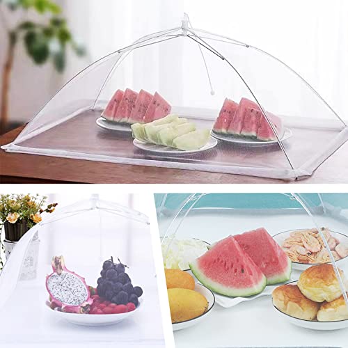 4Pcs Mesh Food Cover Tent Umbrella Pop Up Outside Outdoor Party Net