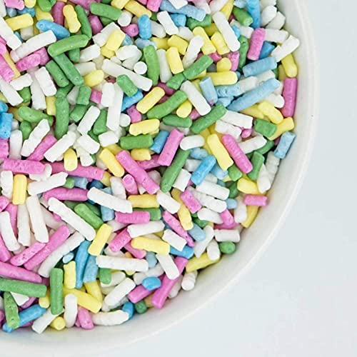 Pastel Sprinkles for Baking Cake and Cupcakes (4 Ounce)