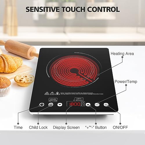 Single Burner Electric Cooktop
